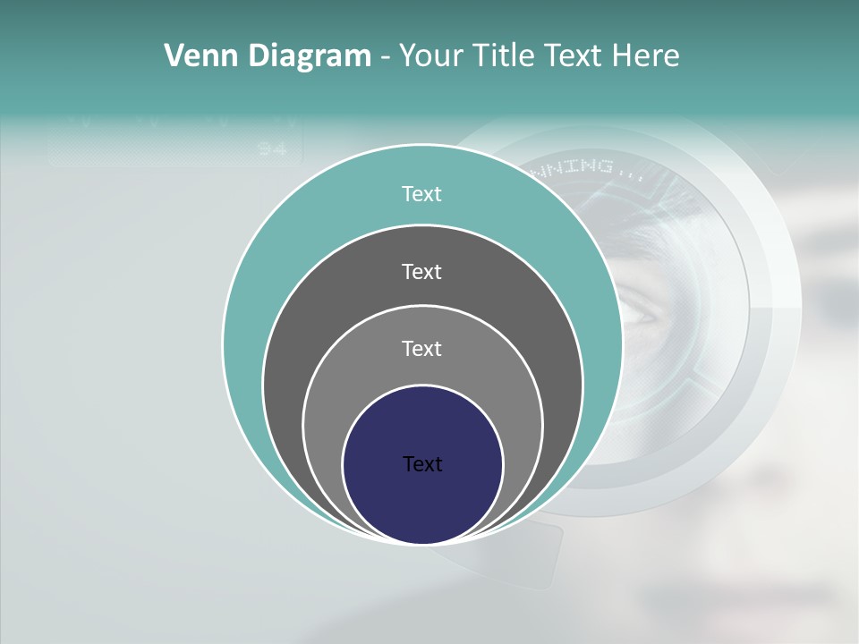 Scanner Gesicht Zugang PowerPoint Template