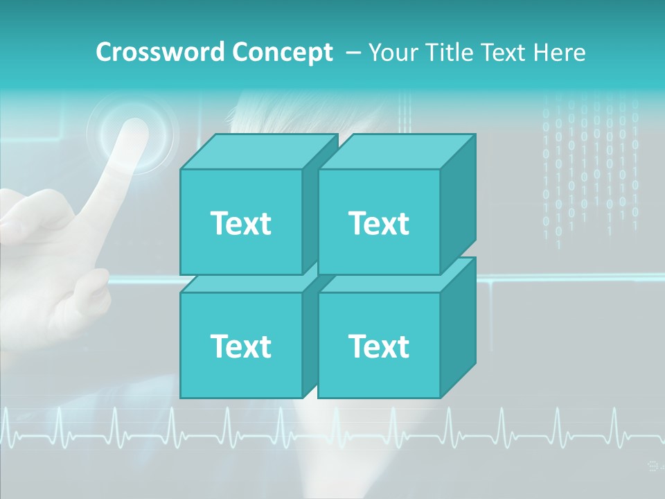 Code Programmieren Sicherheitssystem PowerPoint Template