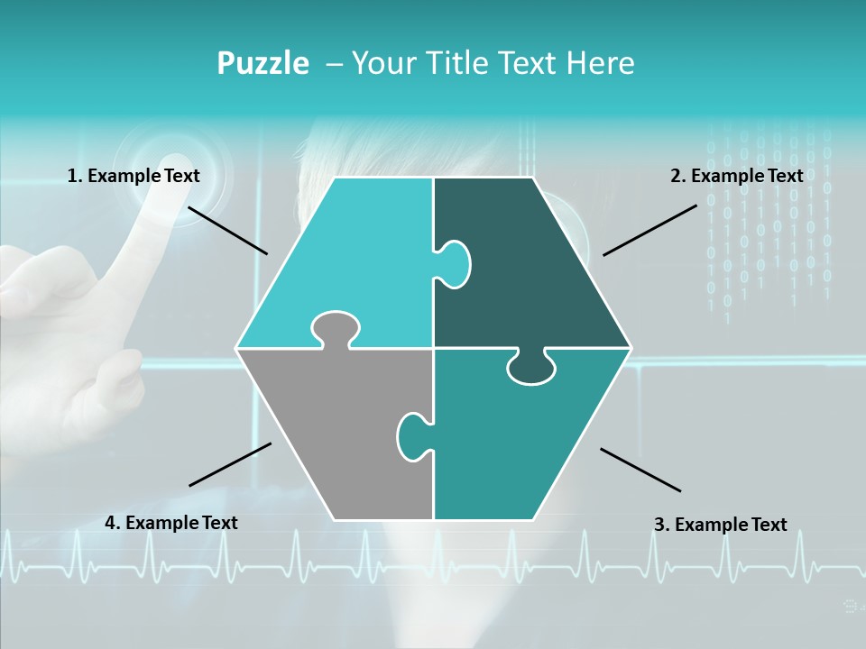 Code Programmieren Sicherheitssystem PowerPoint Template