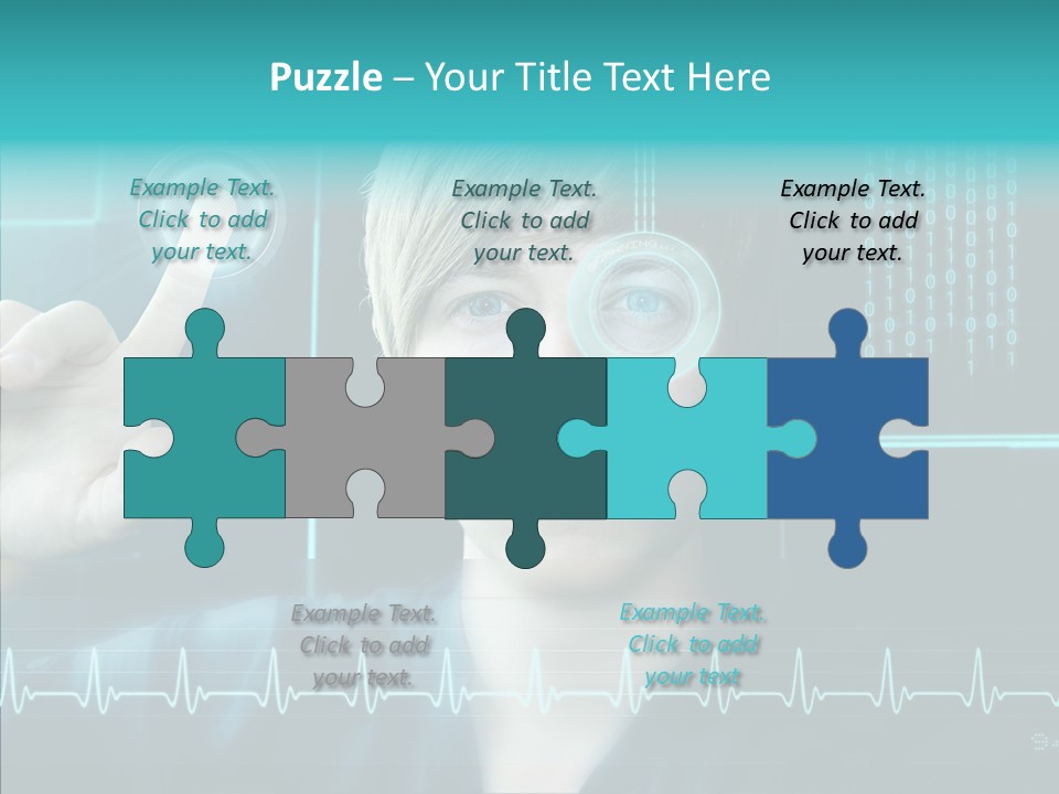 Code Programmieren Sicherheitssystem PowerPoint Template