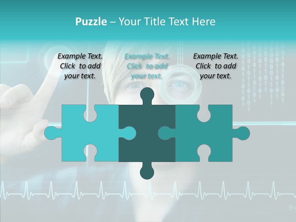 Code Programmieren Sicherheitssystem PowerPoint Template
