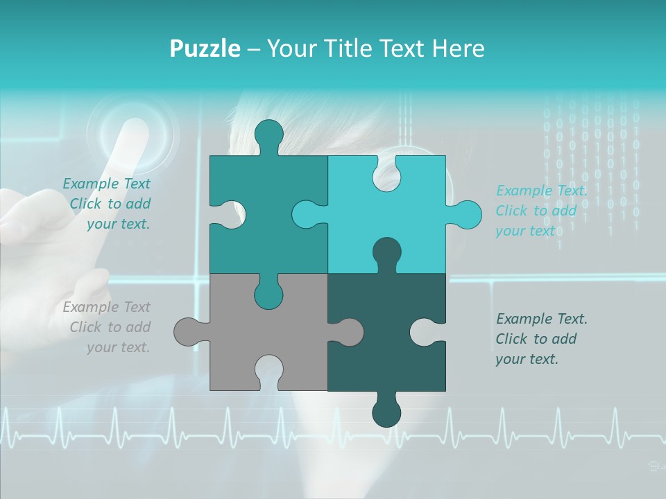 Code Programmieren Sicherheitssystem PowerPoint Template