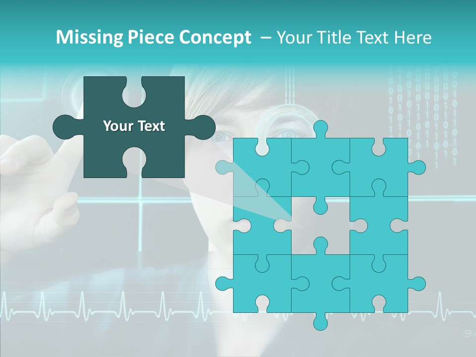 Code Programmieren Sicherheitssystem PowerPoint Template
