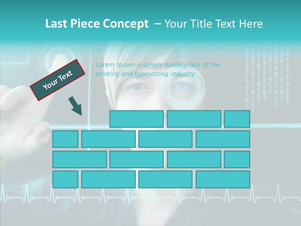 Code Programmieren Sicherheitssystem PowerPoint Template