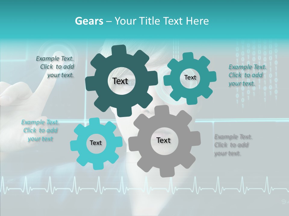 Code Programmieren Sicherheitssystem PowerPoint Template