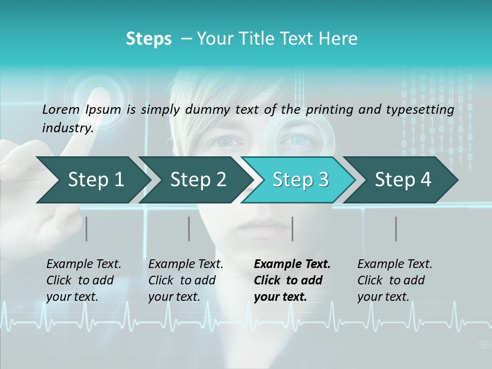 Code Programmieren Sicherheitssystem PowerPoint Template