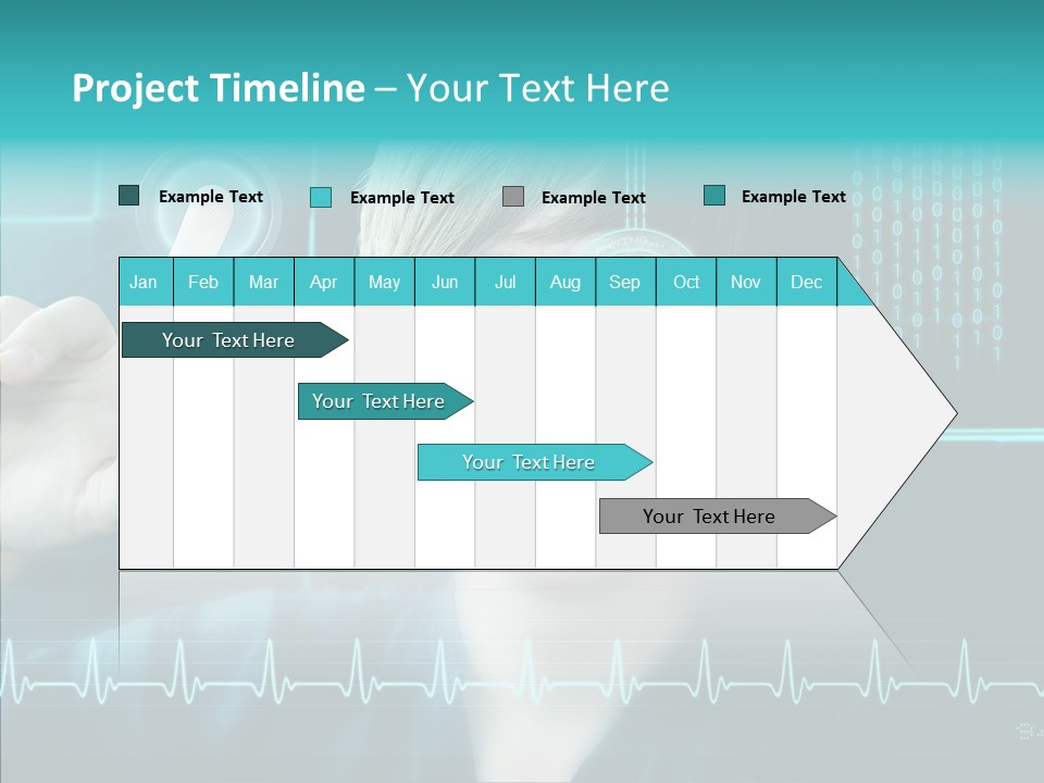Code Programmieren Sicherheitssystem PowerPoint Template