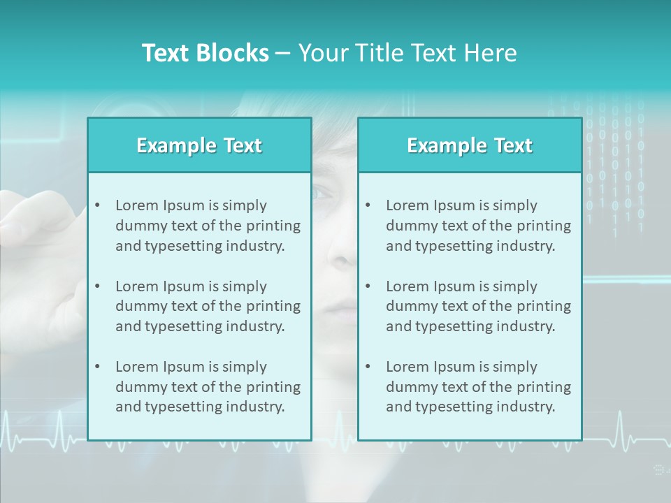 Code Programmieren Sicherheitssystem PowerPoint Template