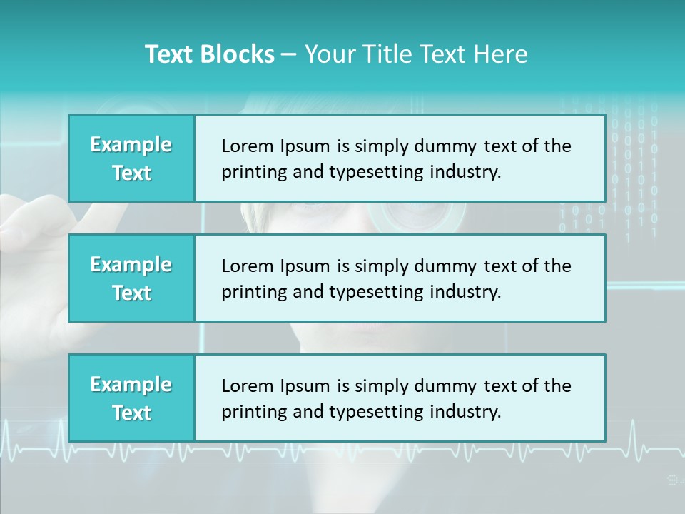 Code Programmieren Sicherheitssystem PowerPoint Template
