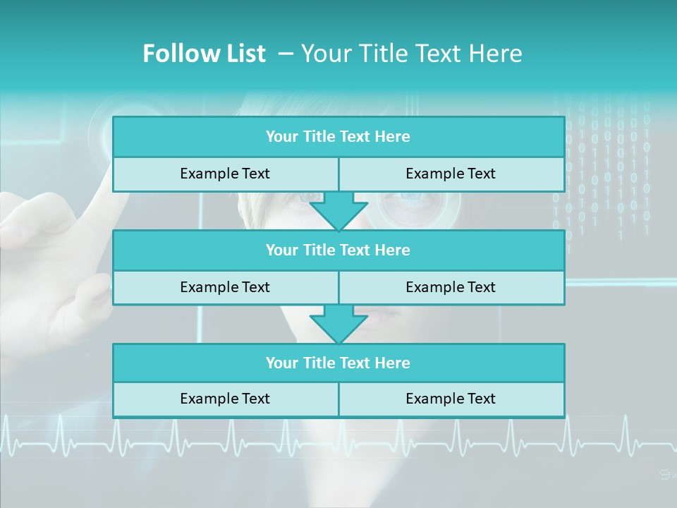 Code Programmieren Sicherheitssystem PowerPoint Template