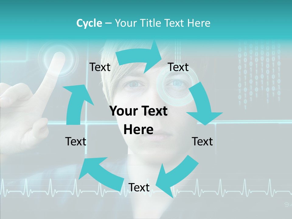 Code Programmieren Sicherheitssystem PowerPoint Template