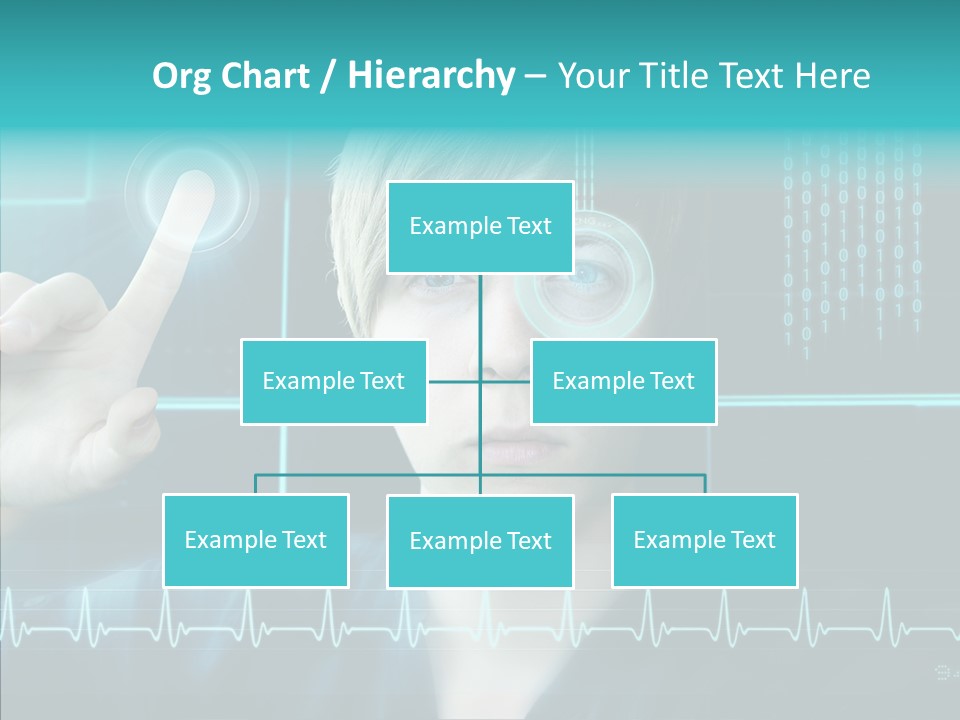 Code Programmieren Sicherheitssystem PowerPoint Template