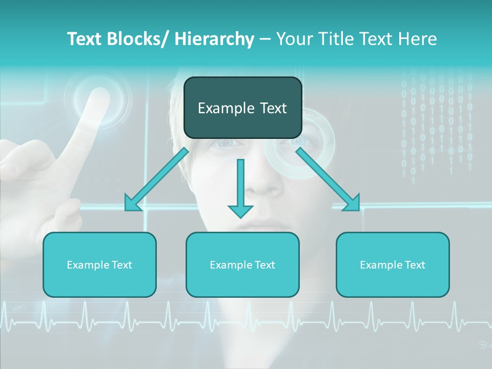 Code Programmieren Sicherheitssystem PowerPoint Template