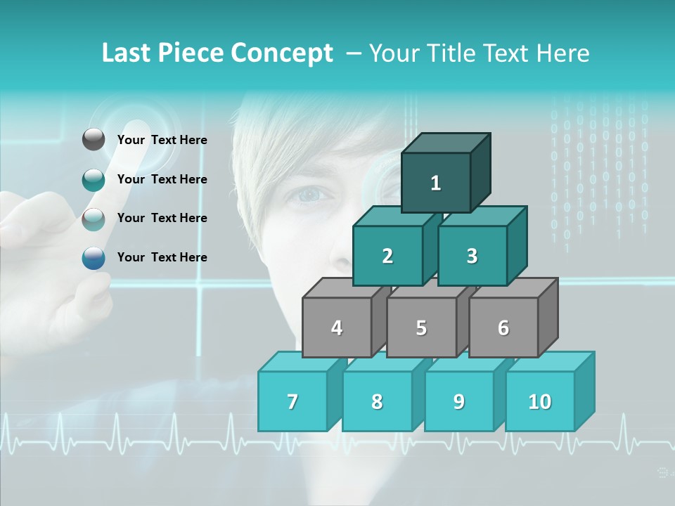 Code Programmieren Sicherheitssystem PowerPoint Template