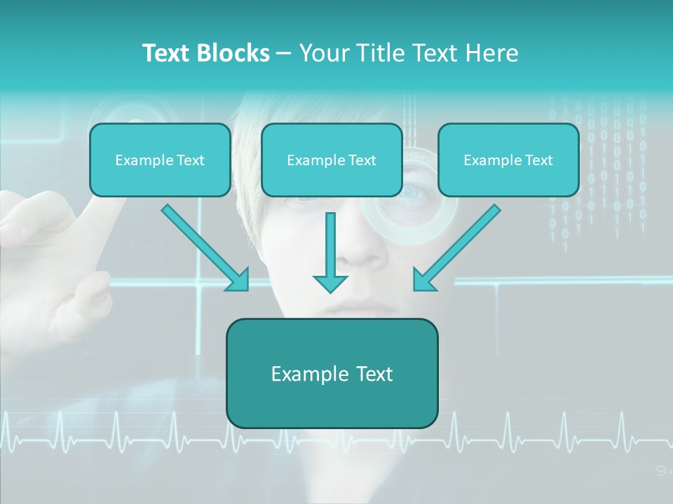 Code Programmieren Sicherheitssystem PowerPoint Template