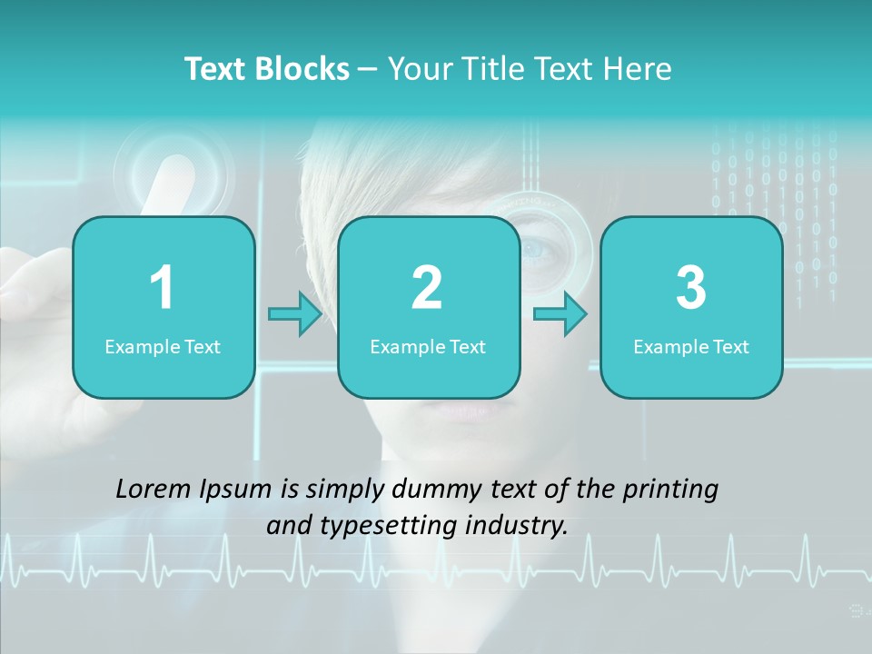 Code Programmieren Sicherheitssystem PowerPoint Template