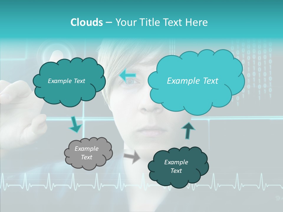 Code Programmieren Sicherheitssystem PowerPoint Template