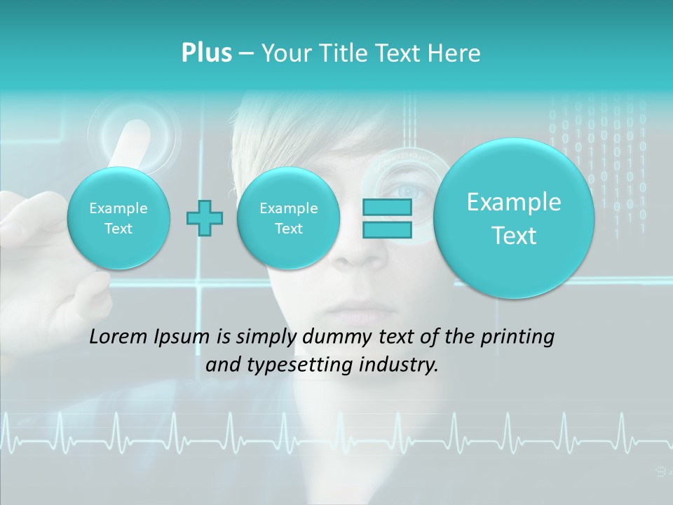 Code Programmieren Sicherheitssystem PowerPoint Template
