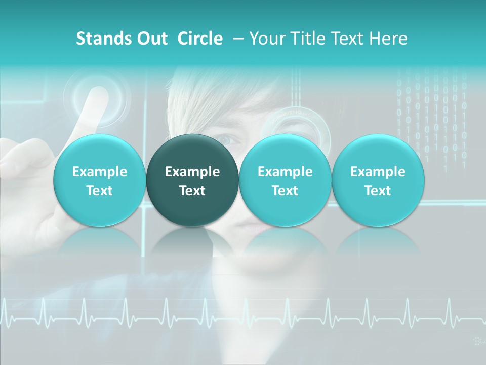 Code Programmieren Sicherheitssystem PowerPoint Template