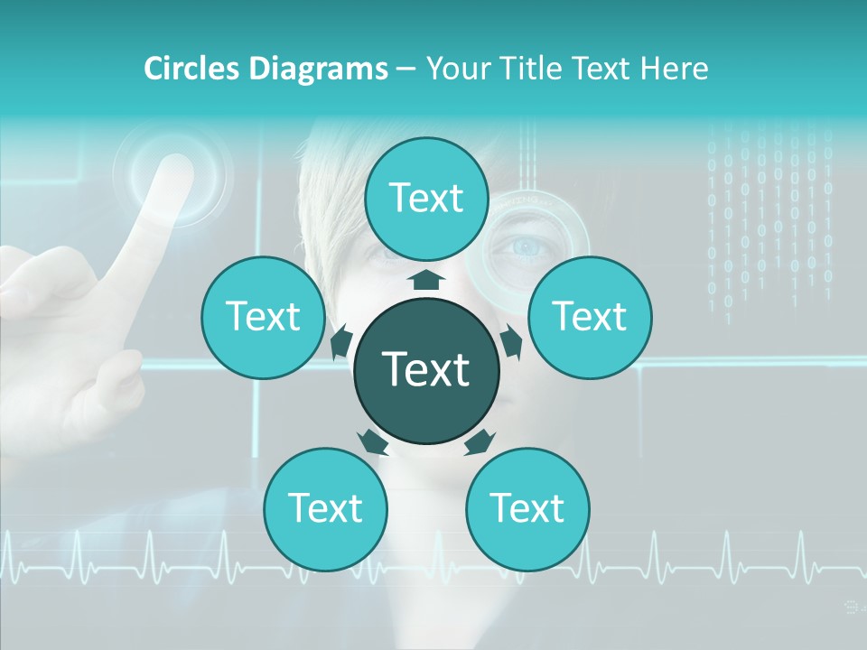 Code Programmieren Sicherheitssystem PowerPoint Template