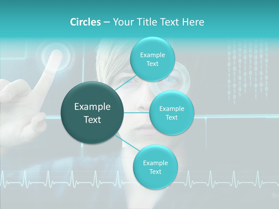Code Programmieren Sicherheitssystem PowerPoint Template
