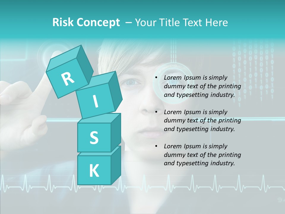 Code Programmieren Sicherheitssystem PowerPoint Template
