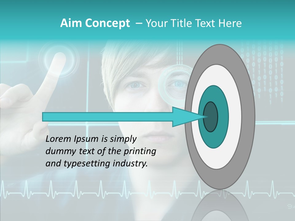 Code Programmieren Sicherheitssystem PowerPoint Template