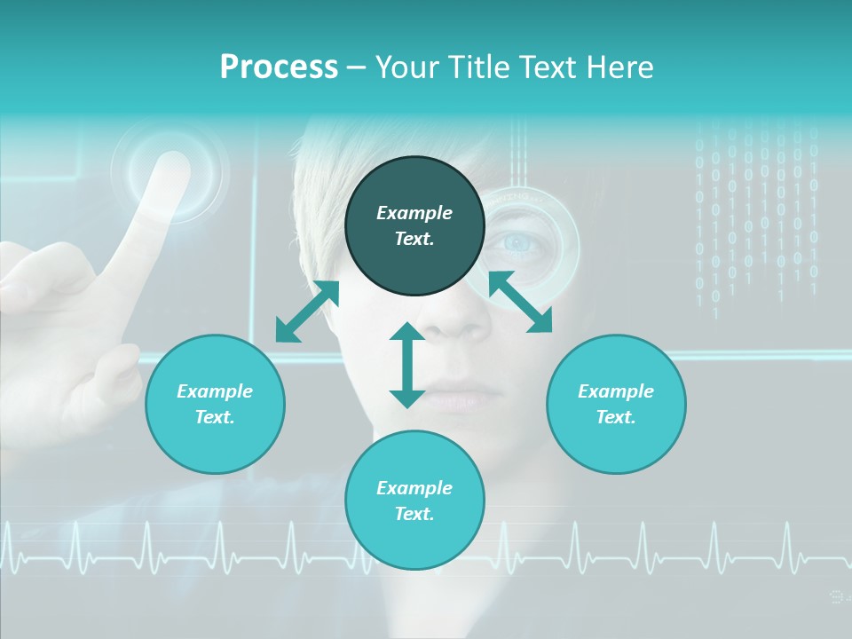 Code Programmieren Sicherheitssystem PowerPoint Template