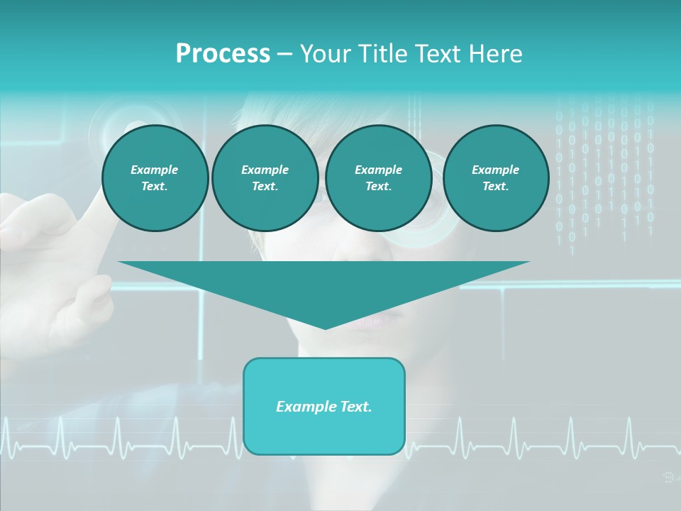 Code Programmieren Sicherheitssystem PowerPoint Template