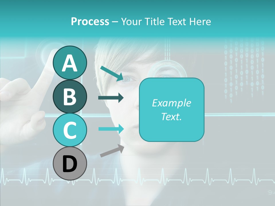 Code Programmieren Sicherheitssystem PowerPoint Template