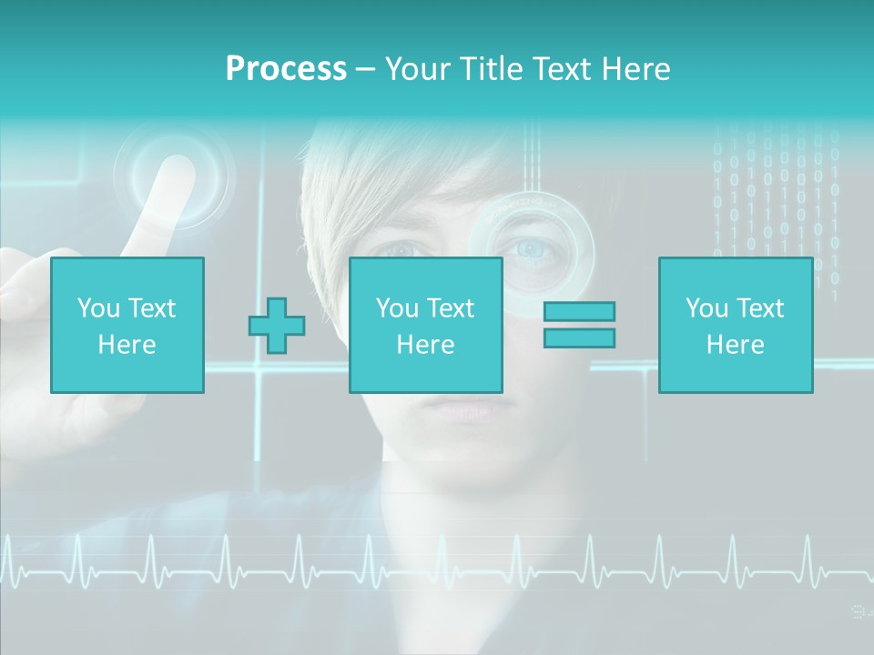 Code Programmieren Sicherheitssystem PowerPoint Template