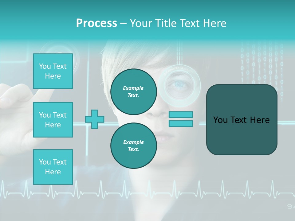 Code Programmieren Sicherheitssystem PowerPoint Template