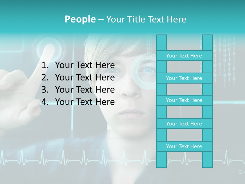 Code Programmieren Sicherheitssystem PowerPoint Template