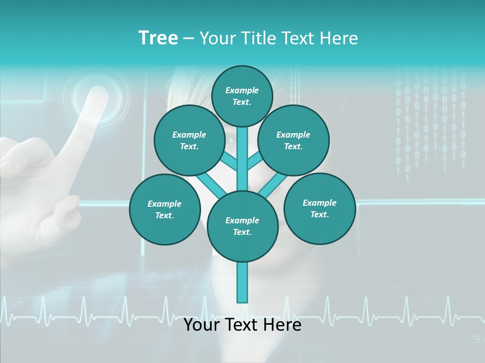 Code Programmieren Sicherheitssystem PowerPoint Template