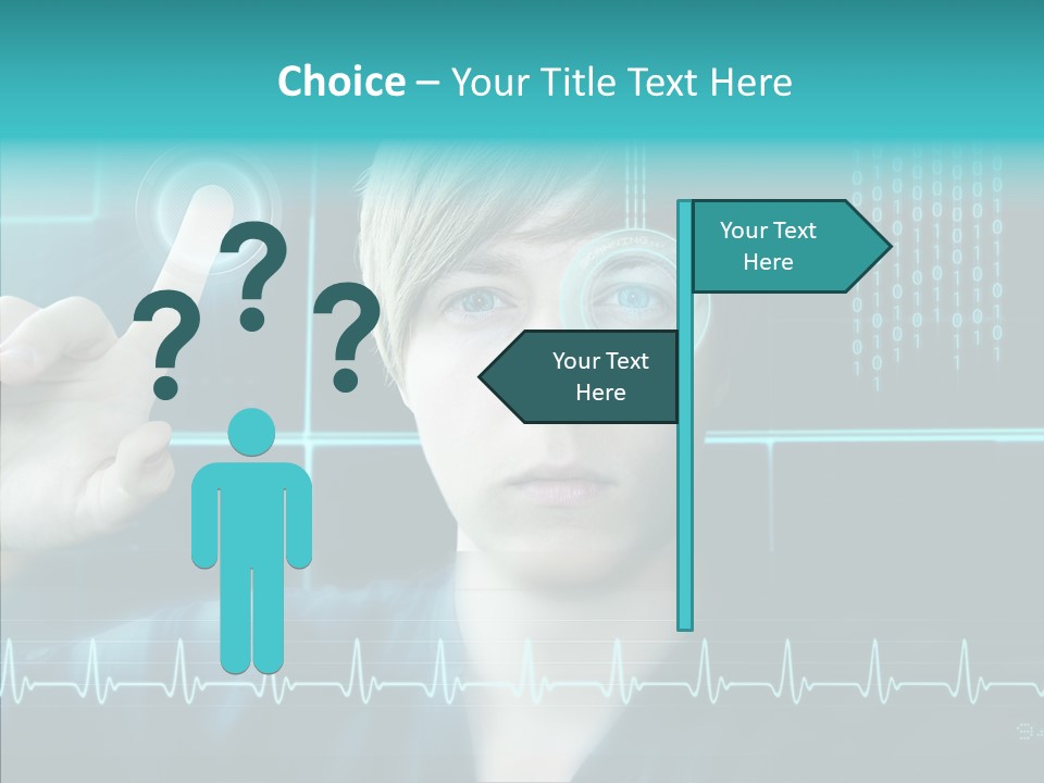 Code Programmieren Sicherheitssystem PowerPoint Template