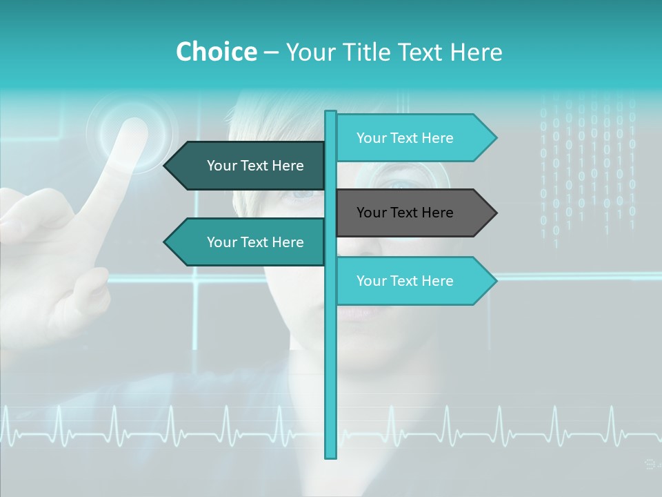 Code Programmieren Sicherheitssystem PowerPoint Template