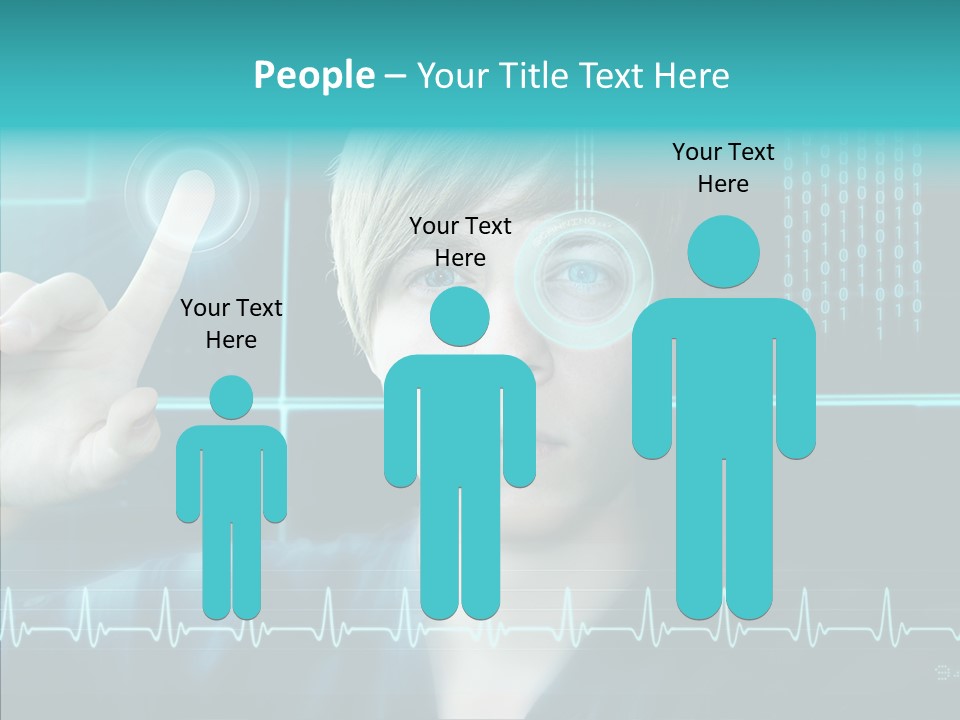 Code Programmieren Sicherheitssystem PowerPoint Template