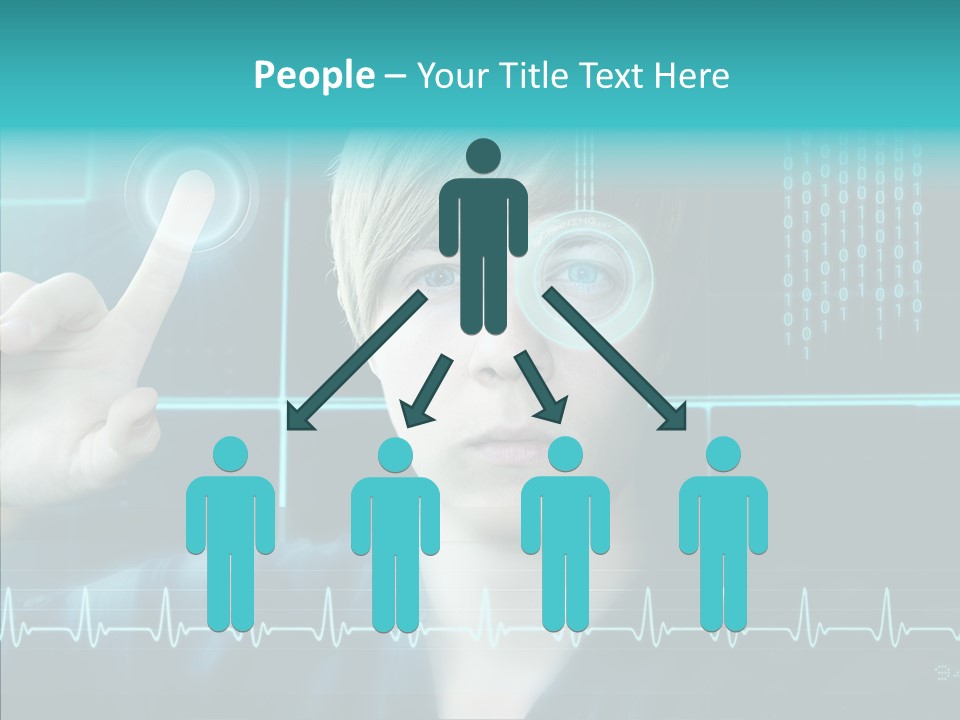 Code Programmieren Sicherheitssystem PowerPoint Template