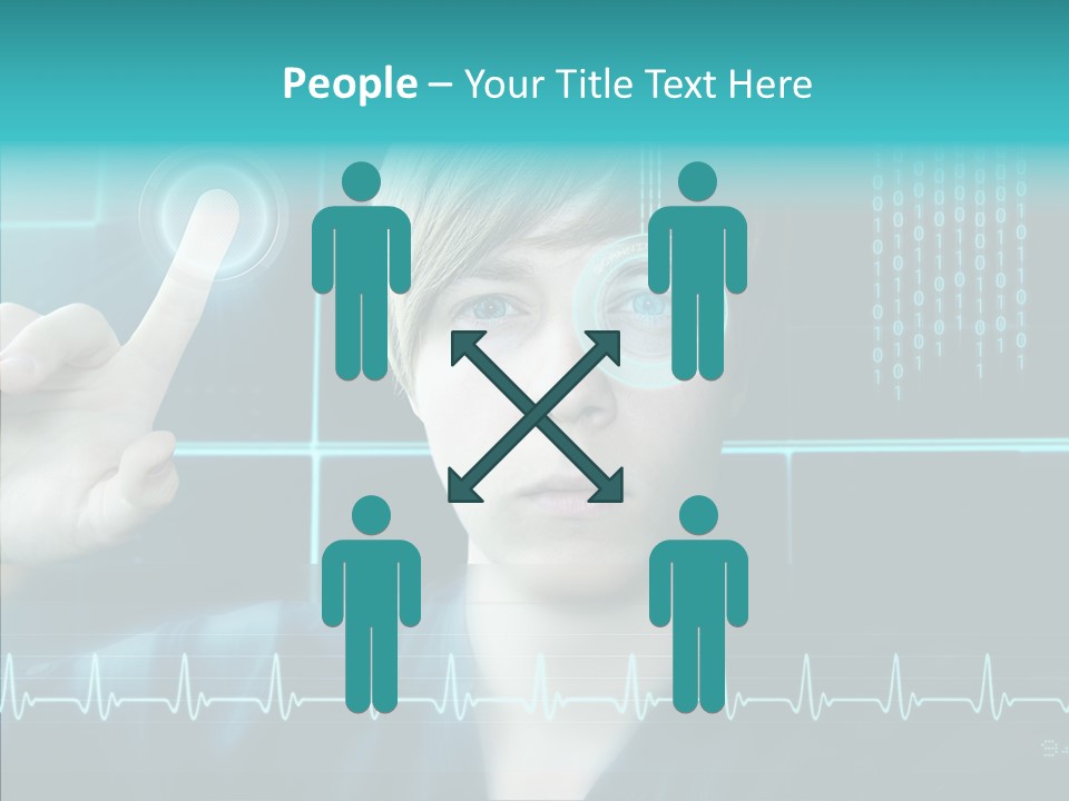 Code Programmieren Sicherheitssystem PowerPoint Template