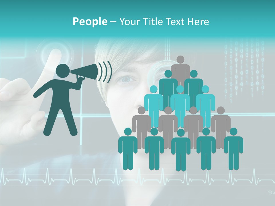 Code Programmieren Sicherheitssystem PowerPoint Template