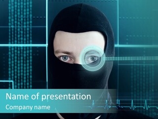 Verboten Filesharing Piraterie PowerPoint Template