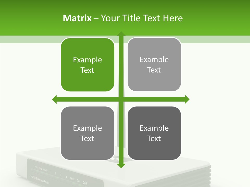 Communications Node Wan PowerPoint Template