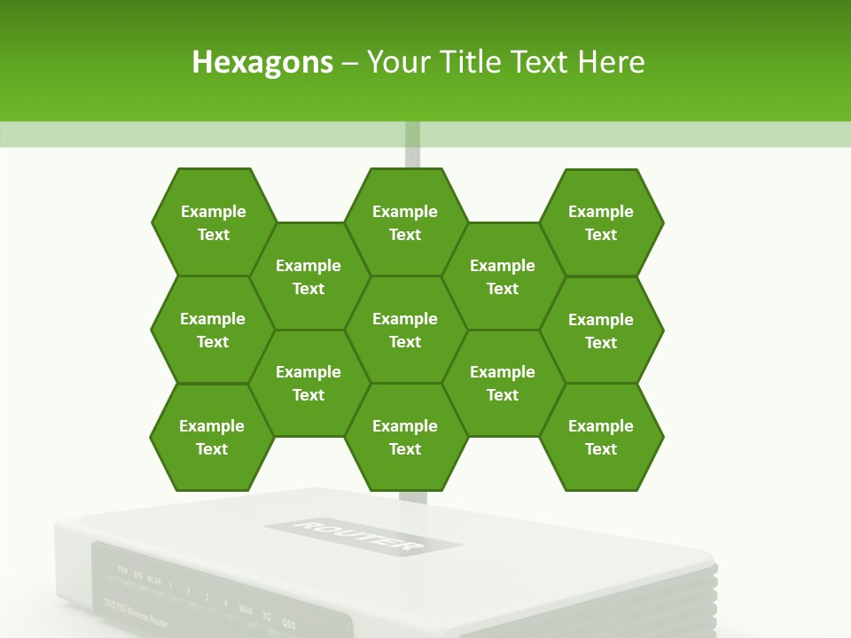 Communications Node Wan PowerPoint Template