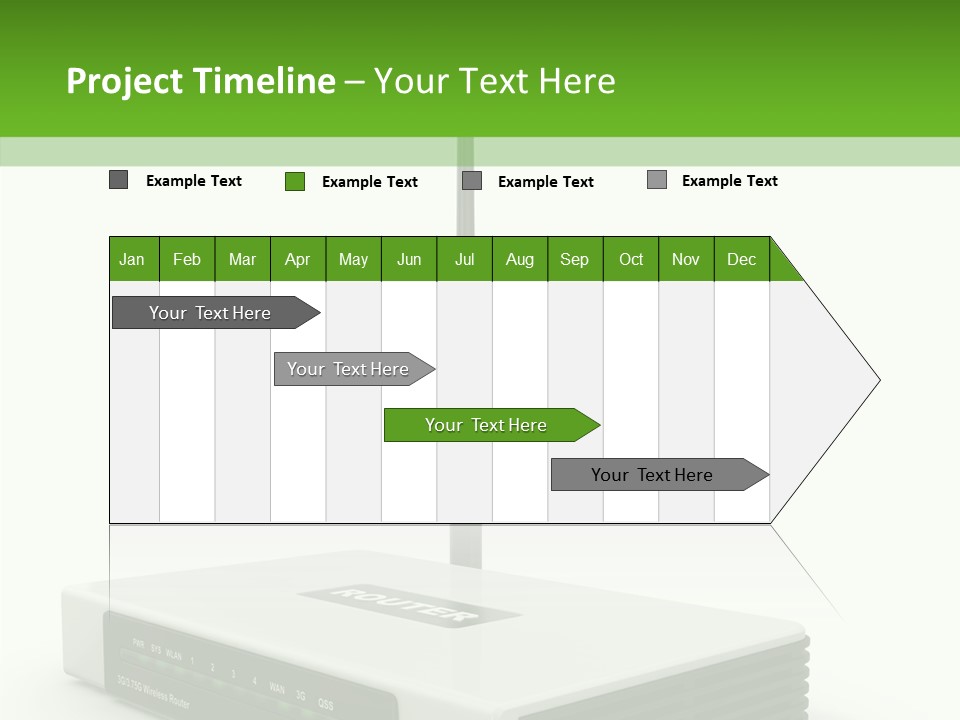 Communications Node Wan PowerPoint Template
