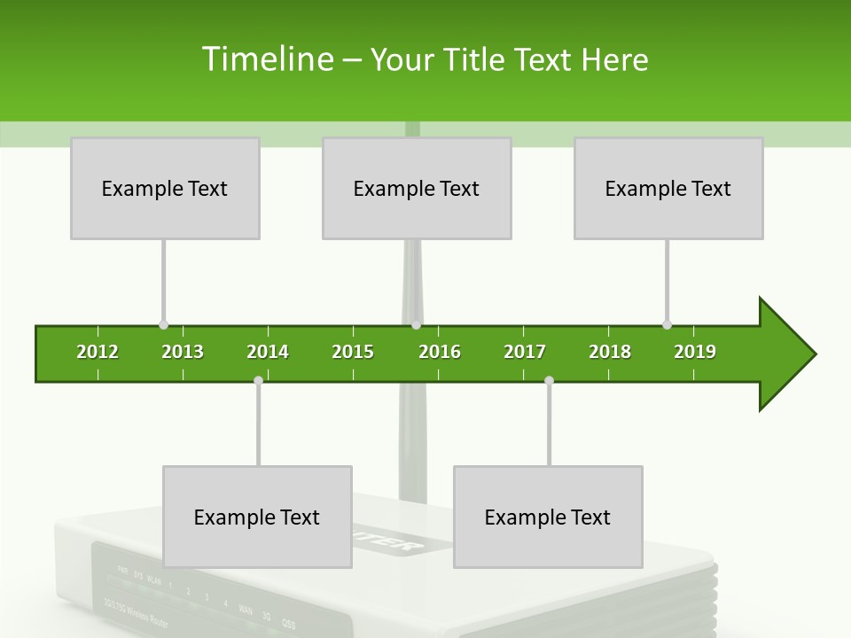 Communications Node Wan PowerPoint Template