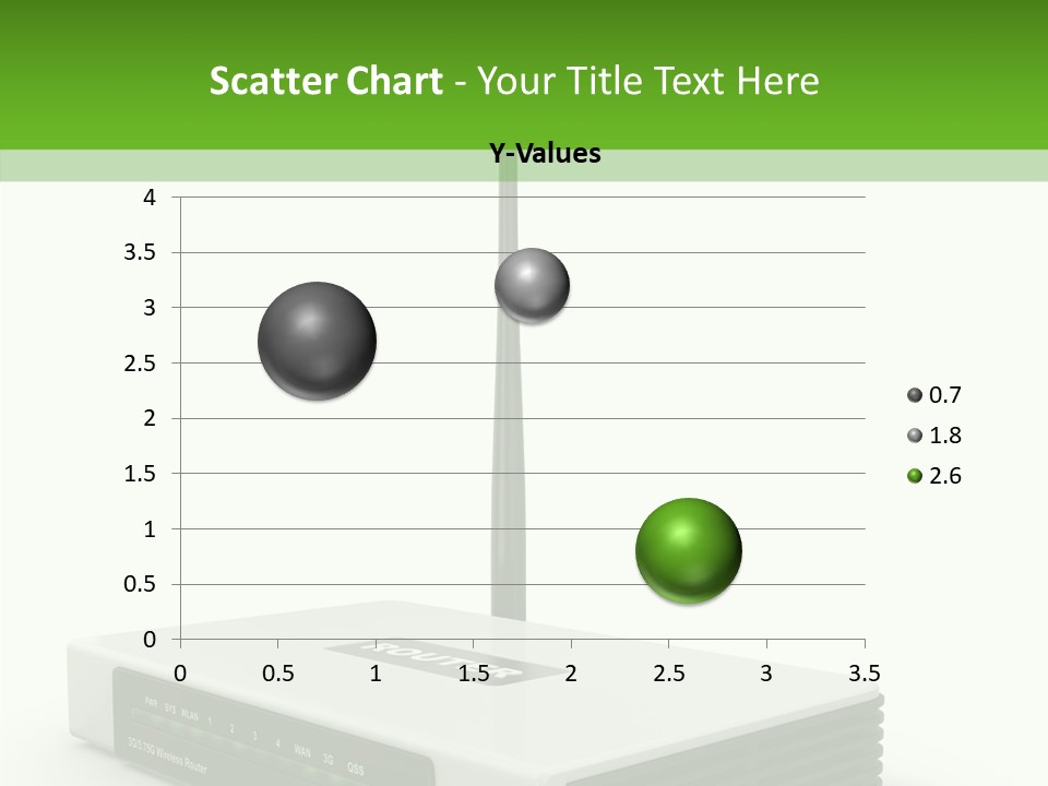 Communications Node Wan PowerPoint Template