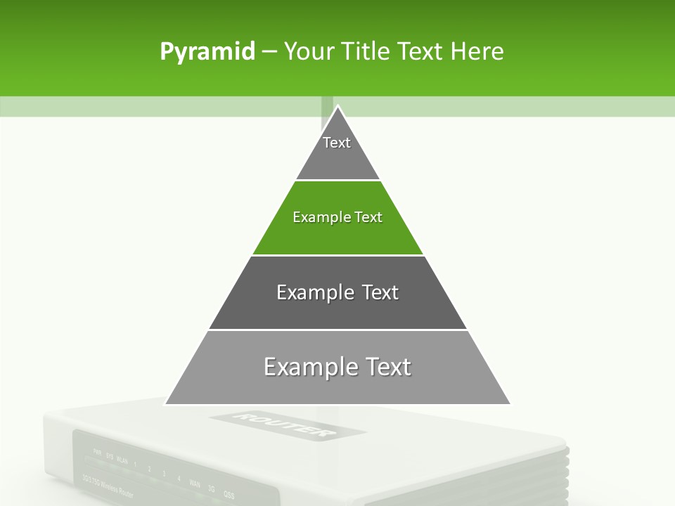 Communications Node Wan PowerPoint Template