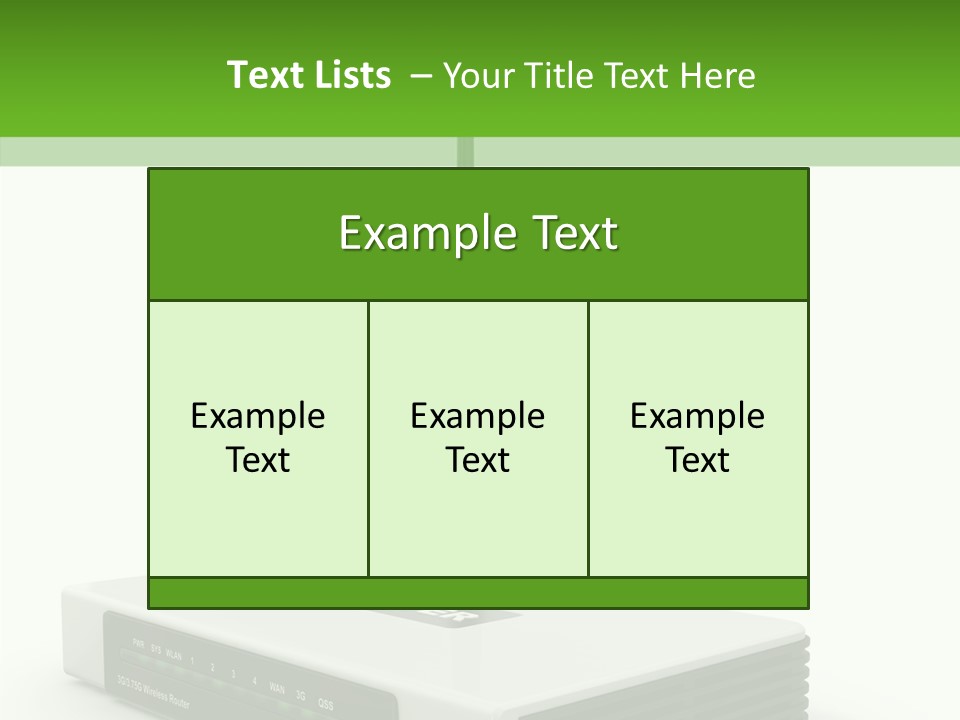 Communications Node Wan PowerPoint Template
