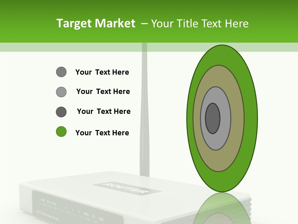Communications Node Wan PowerPoint Template