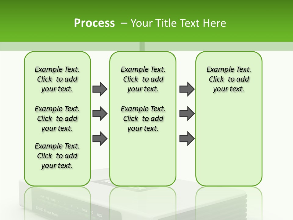 Communications Node Wan PowerPoint Template